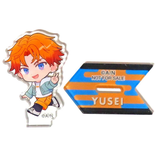 Yusei Kitami Muten Kurasushi x Virtual YouTuber Nijisanji Bikkurapon! Acrylic Stand [USED]