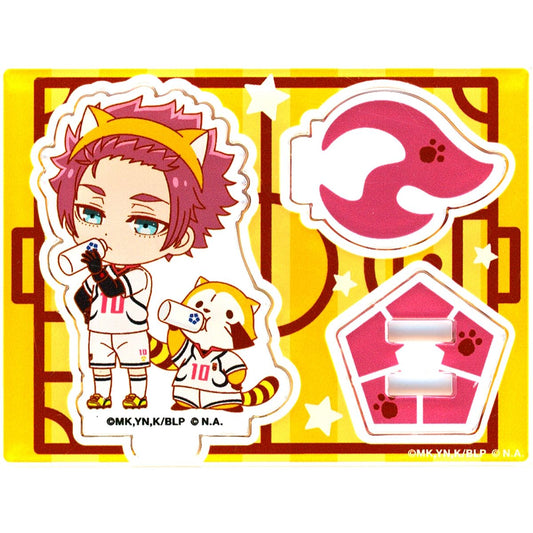 Sae Itoshi Blue Lock BLUE LOCK x Rascal the Raccoon POP UP SHOP in Marui Trading Acrylic Stand [USED]