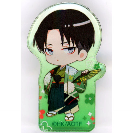 Levi Ackerman Attack on Titan x VASARA Trading Die-cut Acrylic Block [USED]