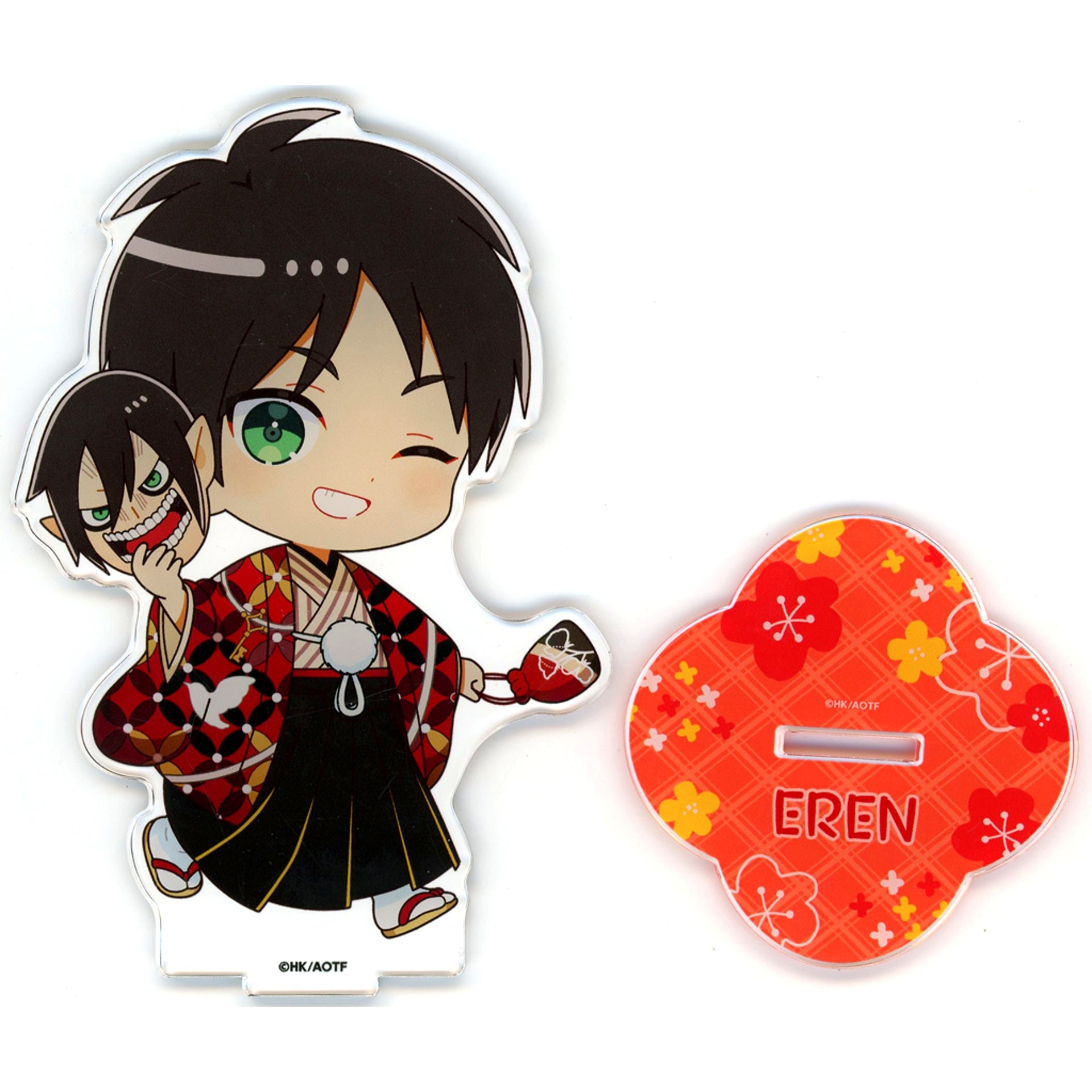 Eren Yeager Attack on Titan x VASARA Mini Character BIG Acrylic Stand [USED]