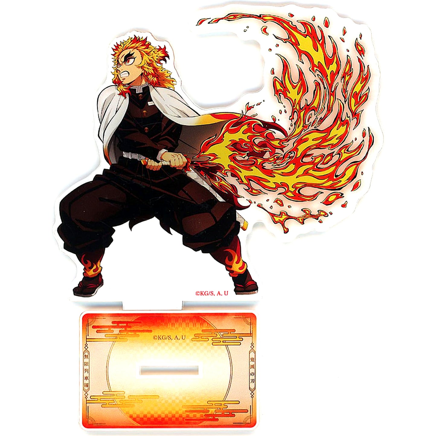 Kyojuro Rengoku Demon Slayer: Kimetsu no Yaiba Type B Acrylic Stand Kimetsu Theater The Movie Demon Slayer: Kimetsu no Yaiba Mugen Train Arc Revival Screening Theater Merchandise [USED]