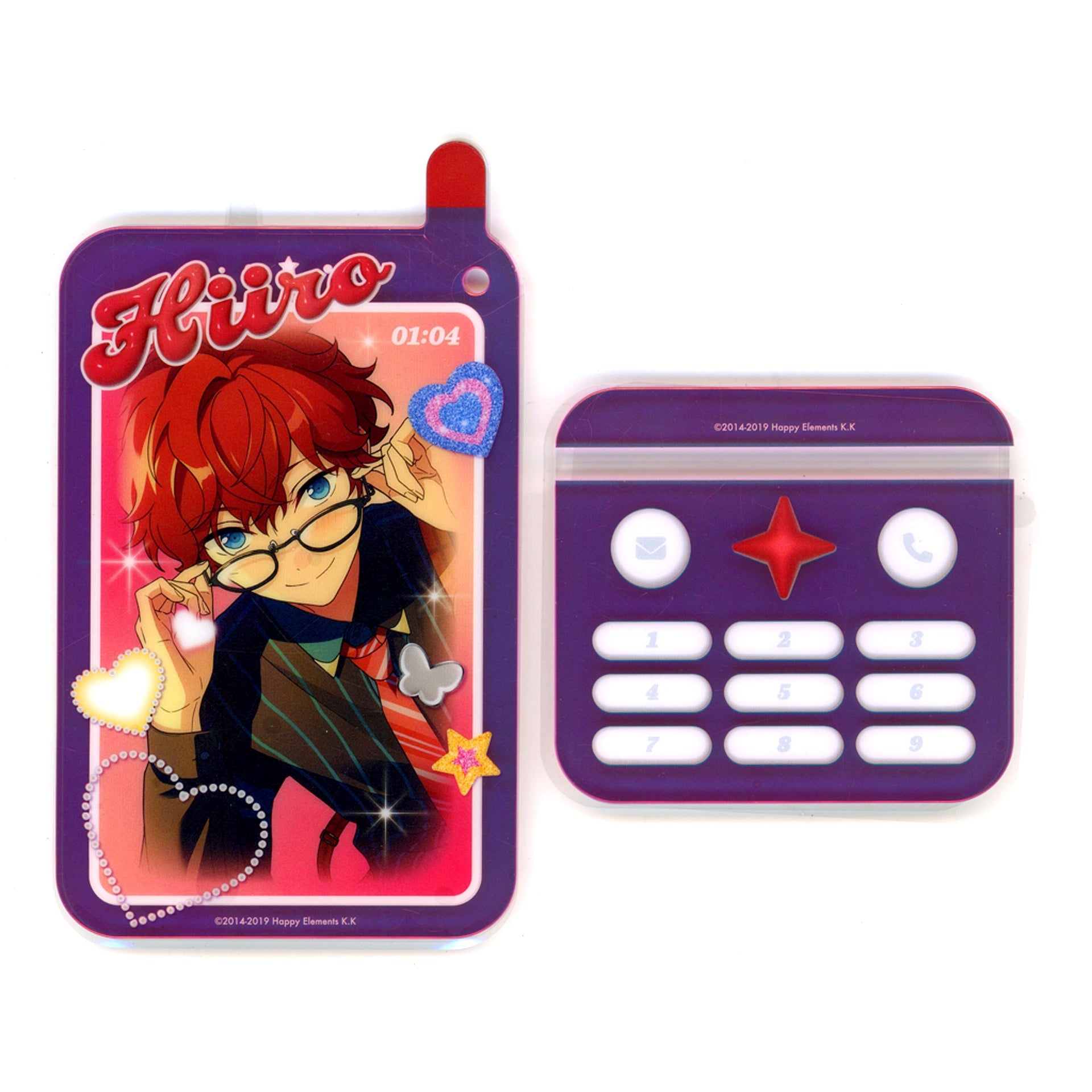 Hiiro Amagi Ensemble Stars!! GIRA Deco Flip Phone Acrylic Stand [USED]