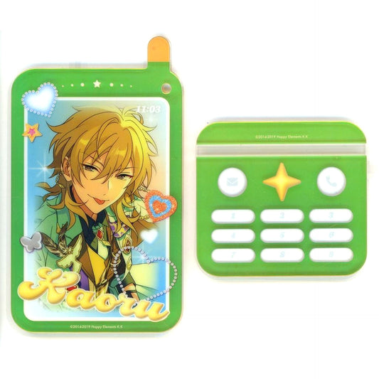 Kaoru Hakaze Ensemble Stars!! GIRA Deco Flip Phone Acrylic Stand [USED]