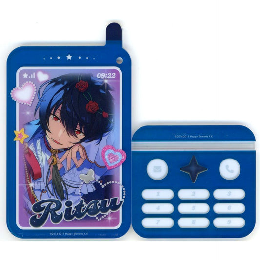 Ritsu Sakuma Ensemble Stars!! GIRA Deco Flip Phone Acrylic Stand [USED]