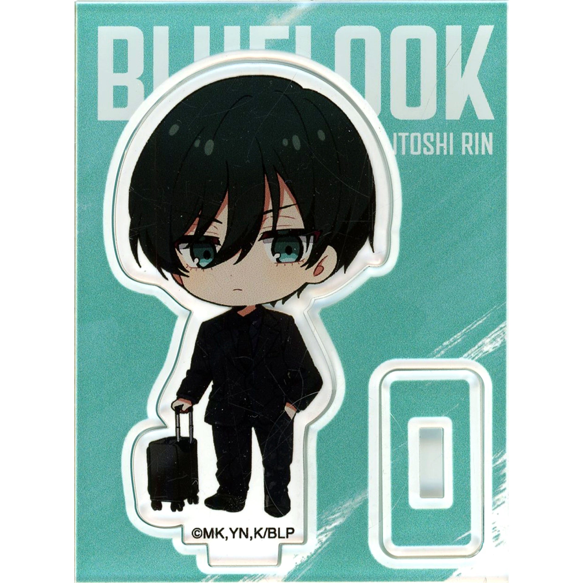 Rin Itoshi TV Anime Blue Lock POP UP Exhibition at baseyard tokyo 3rd Mini Character Illustration Trading Mini Acrylic Stand [USED]