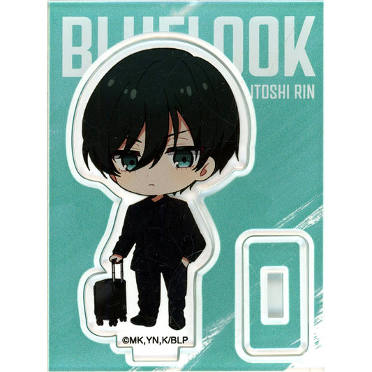 Rin Itoshi TV Anime Blue Lock POP UP Exhibition at baseyard tokyo 3rd Mini Character Illustration Trading Mini Acrylic Stand [USED]