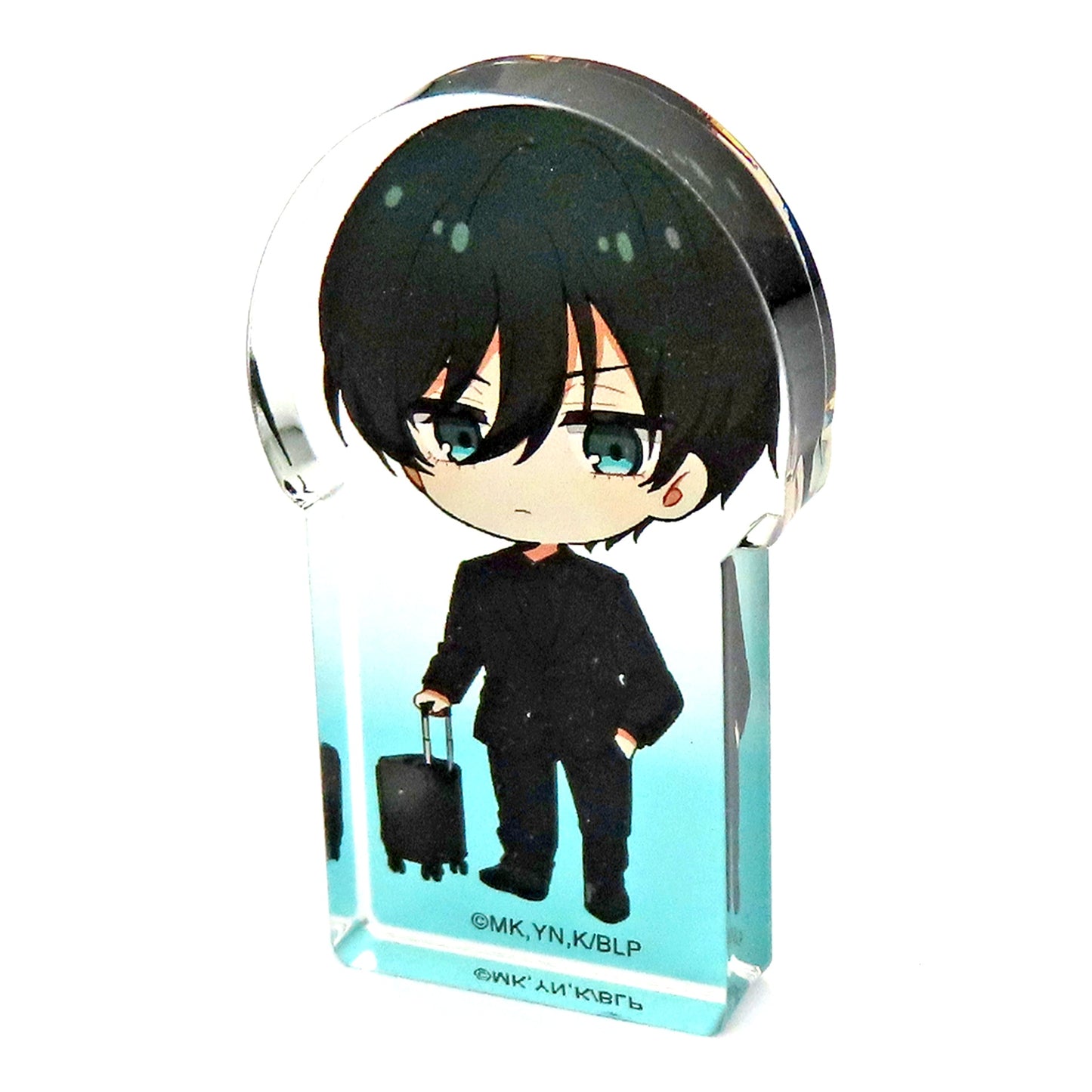 Rin Itoshi TV Anime Blue Lock POP UP Exhibition at baseyard tokyo 3rd Mini Character Illustration Trading Die-cut Mini Acrylic Block [USED]