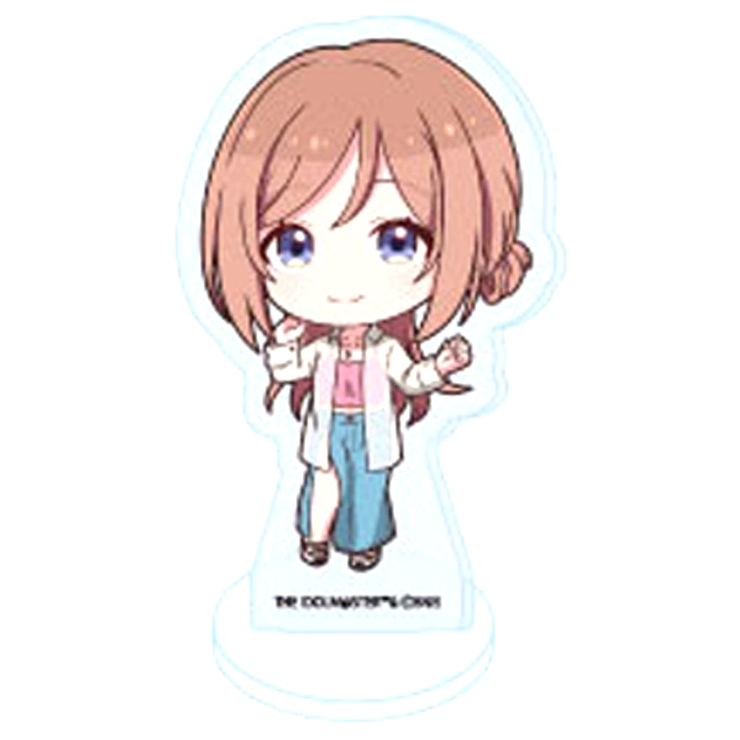 Rinami Himesaki Gakuen Idolmaster Acrylic Petit Stand 04 Street Fashion Ver. Chibi Character Illustration [USED]