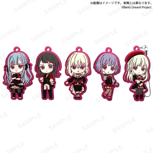 Set of 5 BanG Dream! Ave Mujica Capsule Rubber Strap Unmask Ver. [USED]