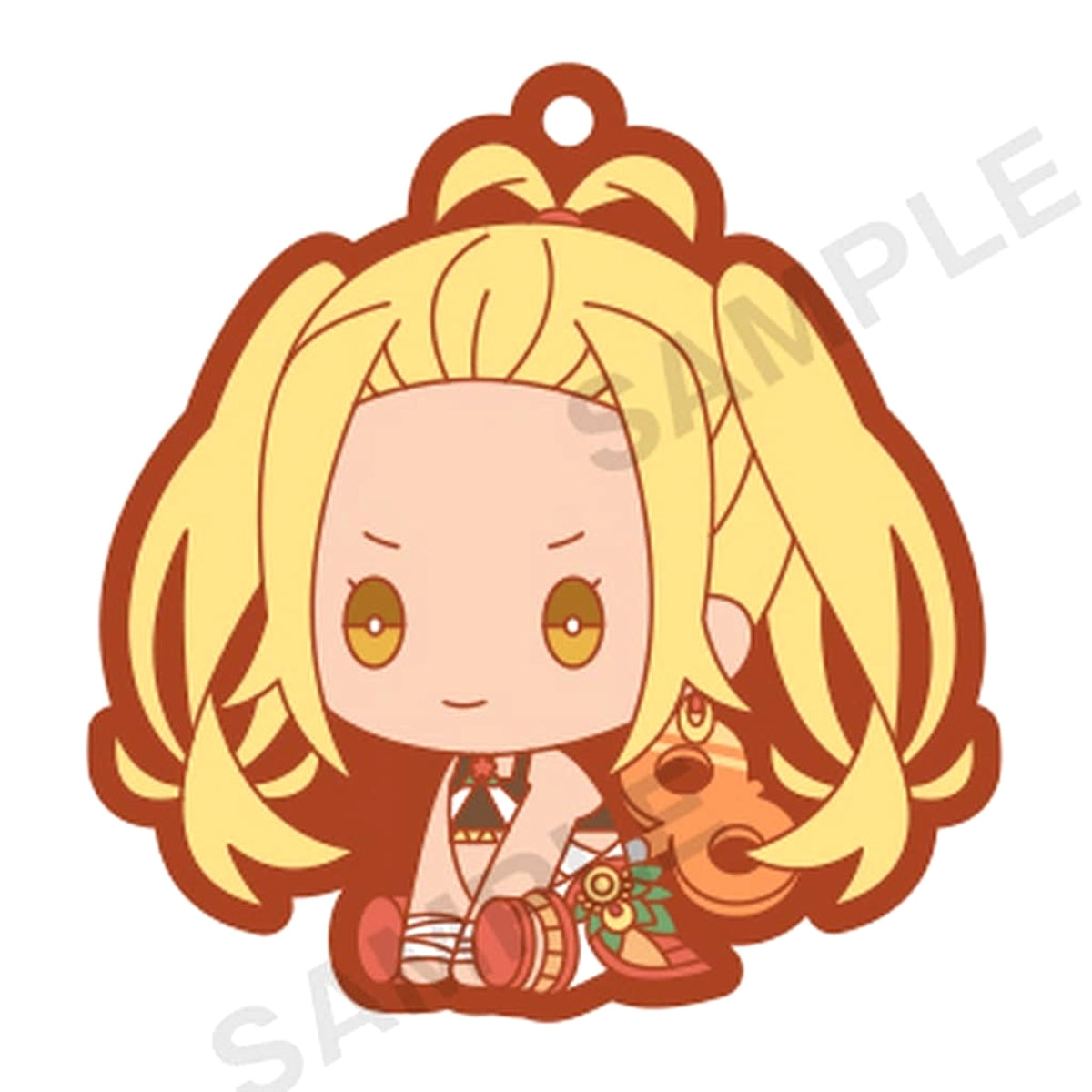 Re:ZERO -Starting Life in Another World- Liliana Masquerade Petatto Nejimaki Rubber Strap Keychains [USED]