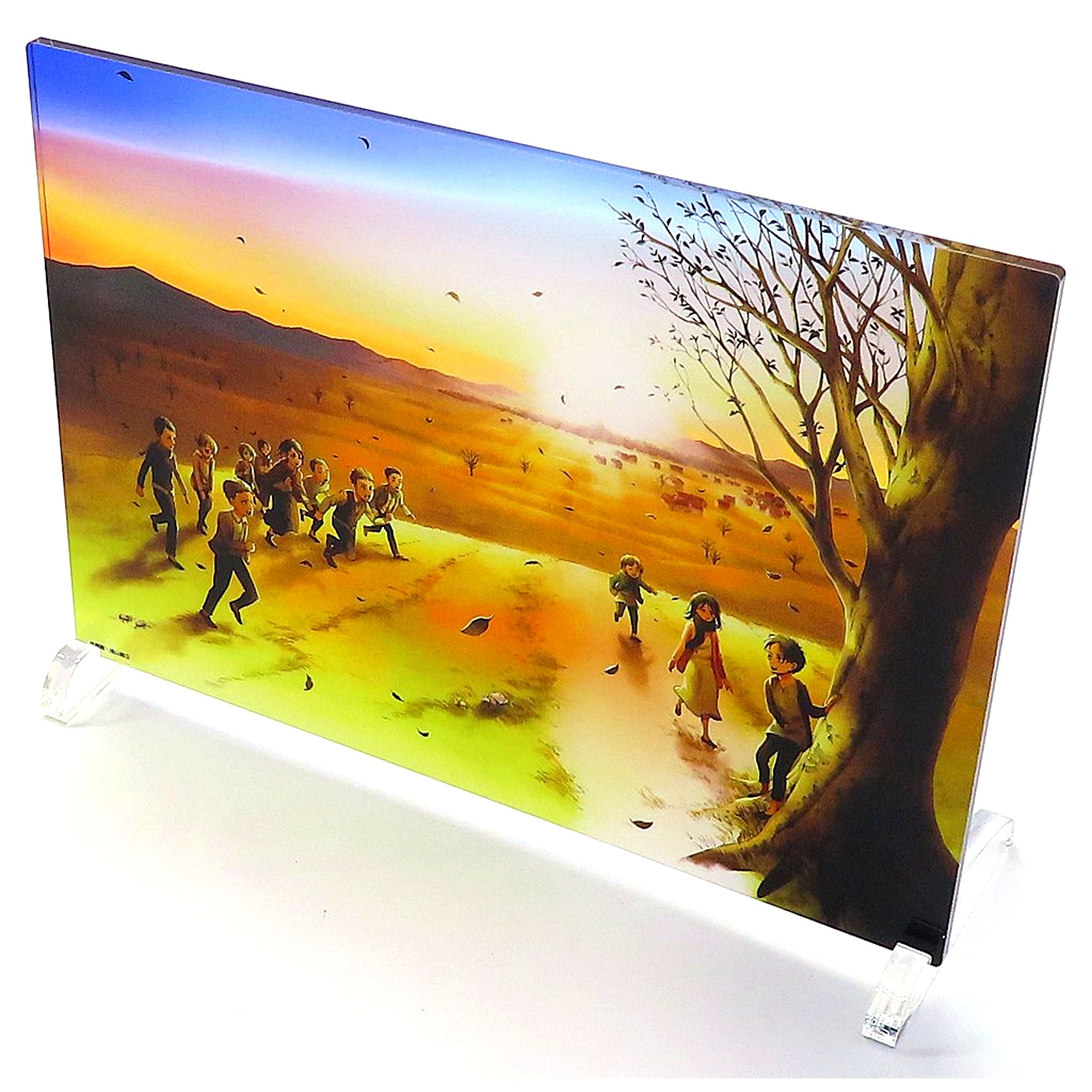 Final Volume Cover Image Attack on Titan Completion Commemoration Acrylic Art B honto Exclusive [USED]