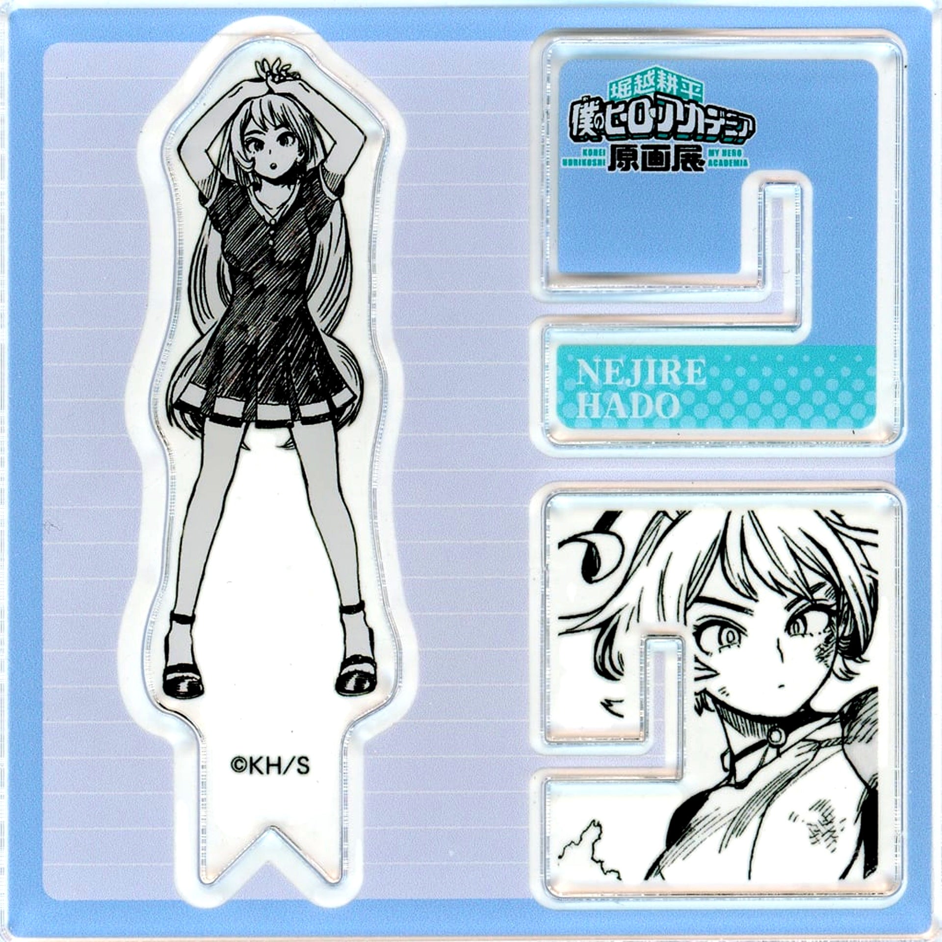 Nejire Hado Acrylic X Figure Collection Kohei Horikoshi My Hero Academia Exhibition [USED]