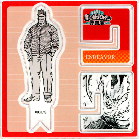 Endeavor My Hero Academia Original Art Exhibition Acrylic X Figure Collection [USED]