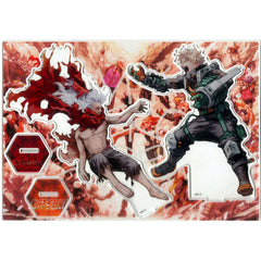 Dynamight & Tomura Shigaraki Kohei Horikoshi My Hero Academia Exhibition Acrylic MEGA Figure W [USED]