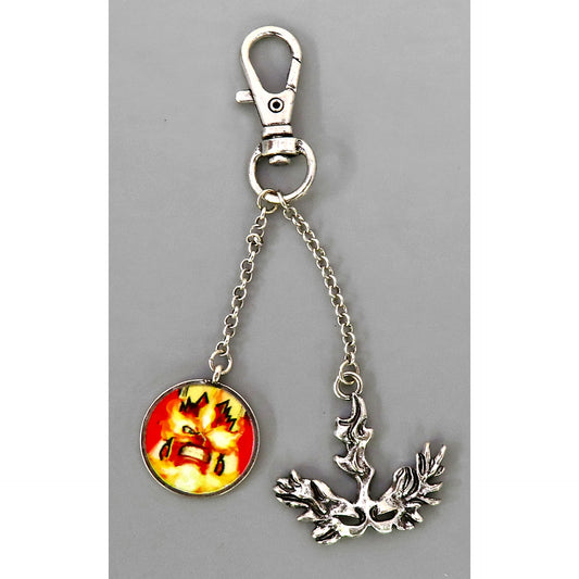 Endeavor Kohei Horikoshi My Hero Academia Exhibition Alloy Charm Collection [USED]