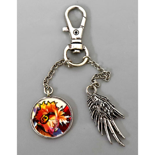 Hawks My Hero Academia Kohei Horikoshi Art Exhibition Alloy Charm Collection [USED]
