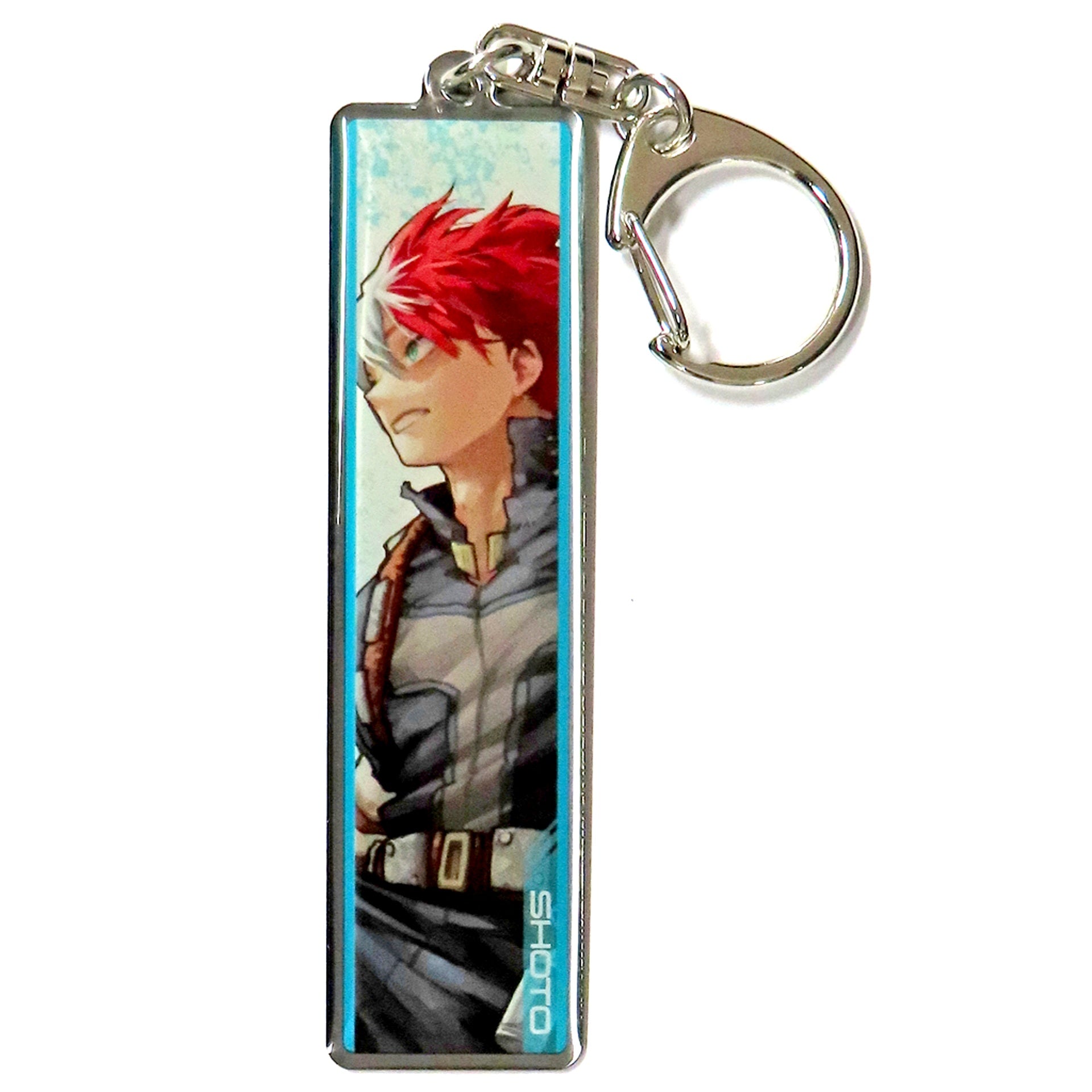 Shoto Todoroki Kohei Horikoshi My Hero Academia Exhibition Metal Keychain Collection KEY VISUAL [USED]