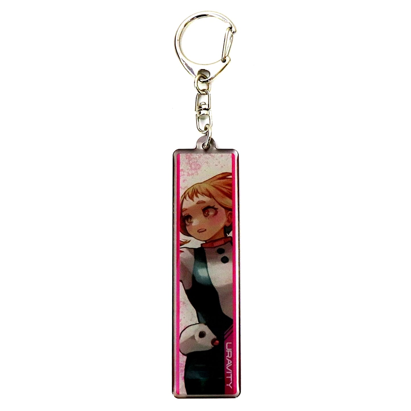 Ochaco Uraraka My Hero Academia Kohei Horikoshi Art Exhibition Metal Keychain Collection Key Visual [USED]