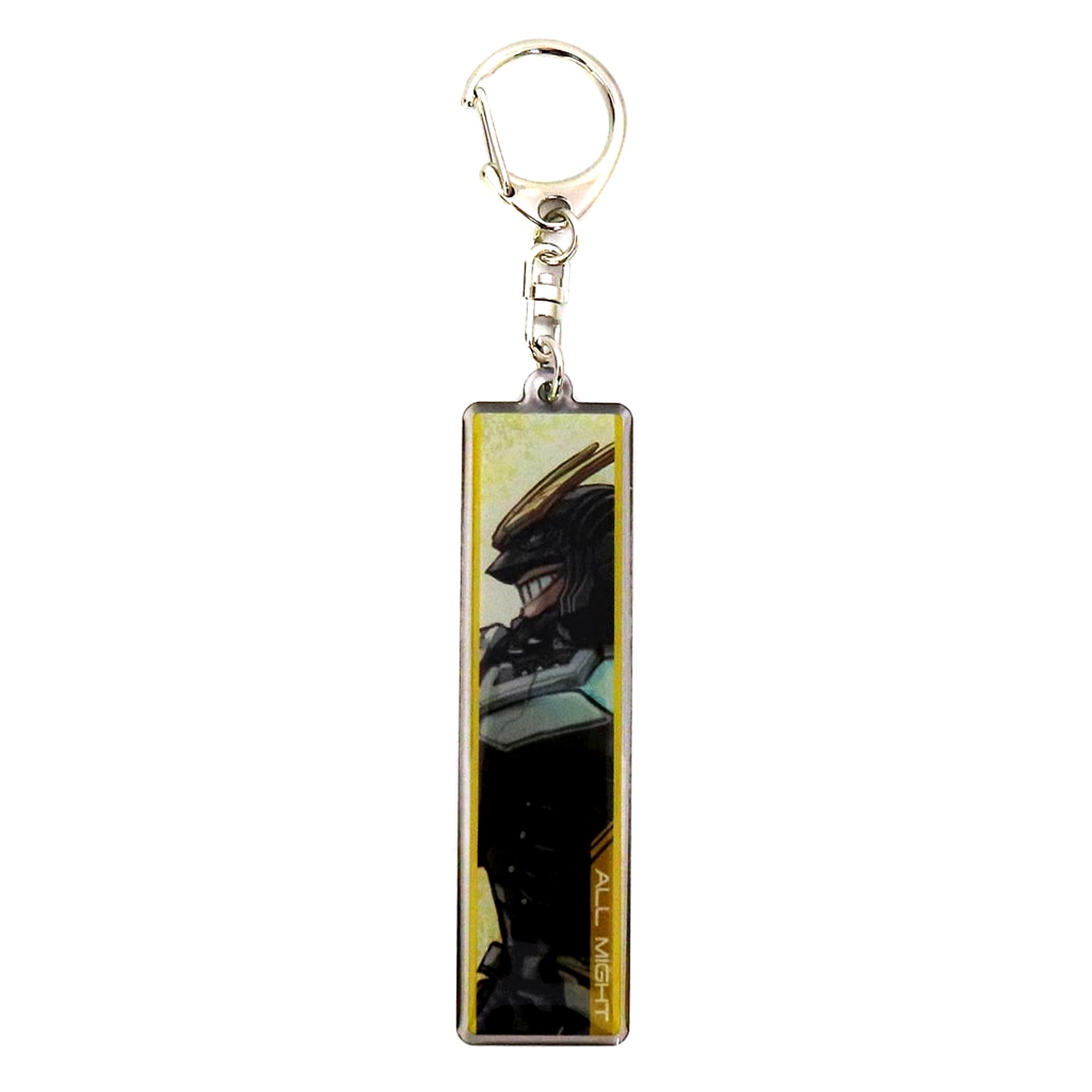 All Might My Hero Academia Kohei Horikoshi Art Exhibition Metal Keychain Collection Key Visual [USED]