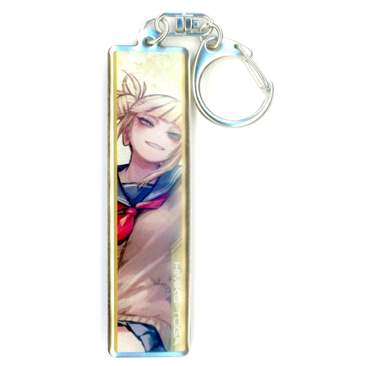 Himiko Toga My Hero Academia Kohei Horikoshi Art Exhibition Metal Keychain Collection Key Visual [USED]
