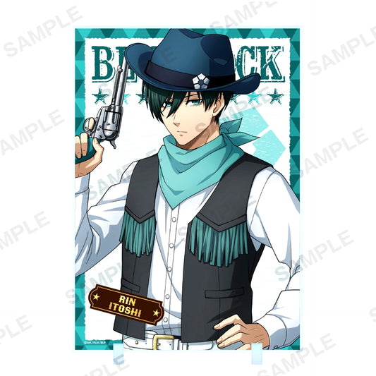 Rin Itoshi Acrylic Panel Cowboy Ver. Blue Lock [USED]