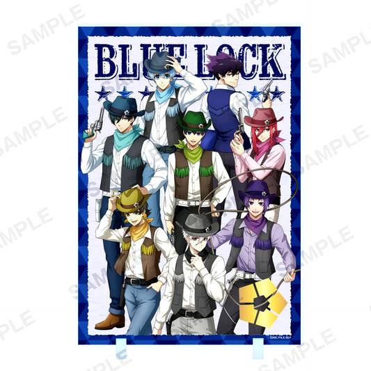 Group Acrylic Panel Cowboy Ver. Blue Lock [USED]