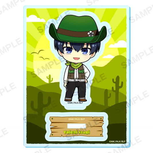 Yoichi Isagi Mini Character Acrylic Stand Cowboy Ver. Blue Lock [USED]