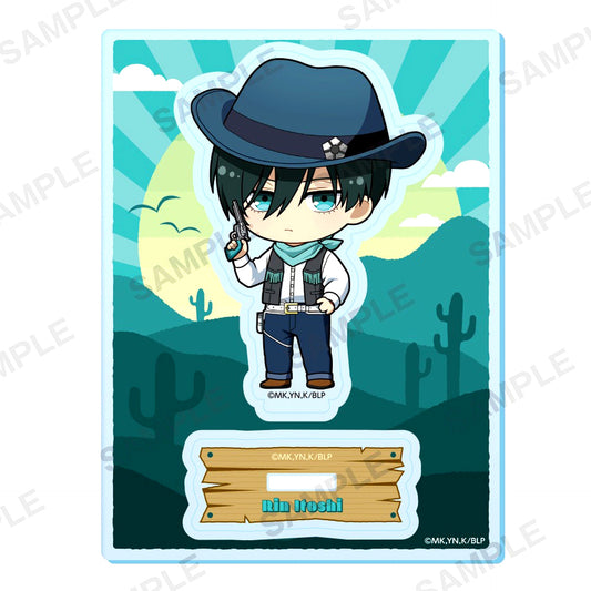 Rin Itoshi Mini Character Acrylic Stand Cowboy Ver. Blue Lock [USED]