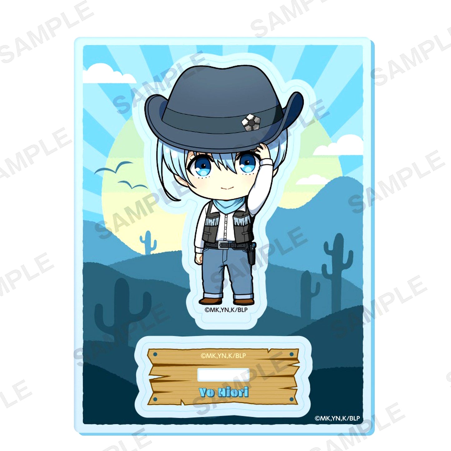 Yo Hiori Blue Lock Cowboy Ver. Mini Character Acrylic Stand [USED]