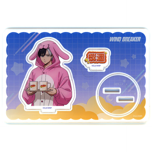 Haruka Sakura Pajama Party Ver. 2 Acrylic Stand Wind Breaker [USED]