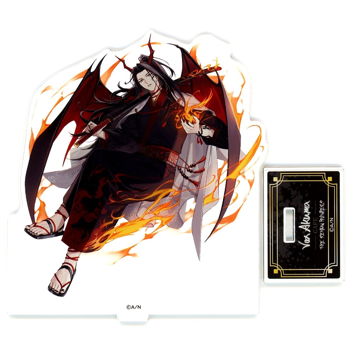 Vox Akuma Sword on Shoulder Acrylic Stand Virtual YouTuber Nijisanji NIJISANJI EN Vox Akuma Cafe The Demon Hungers [USED]