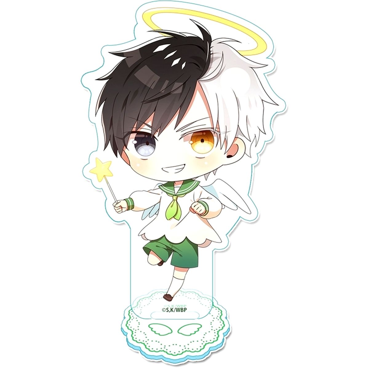 Haruka Sakura Angel and Devil Ver. Petitchoko Acrylic Stand Wind Breaker [USED]