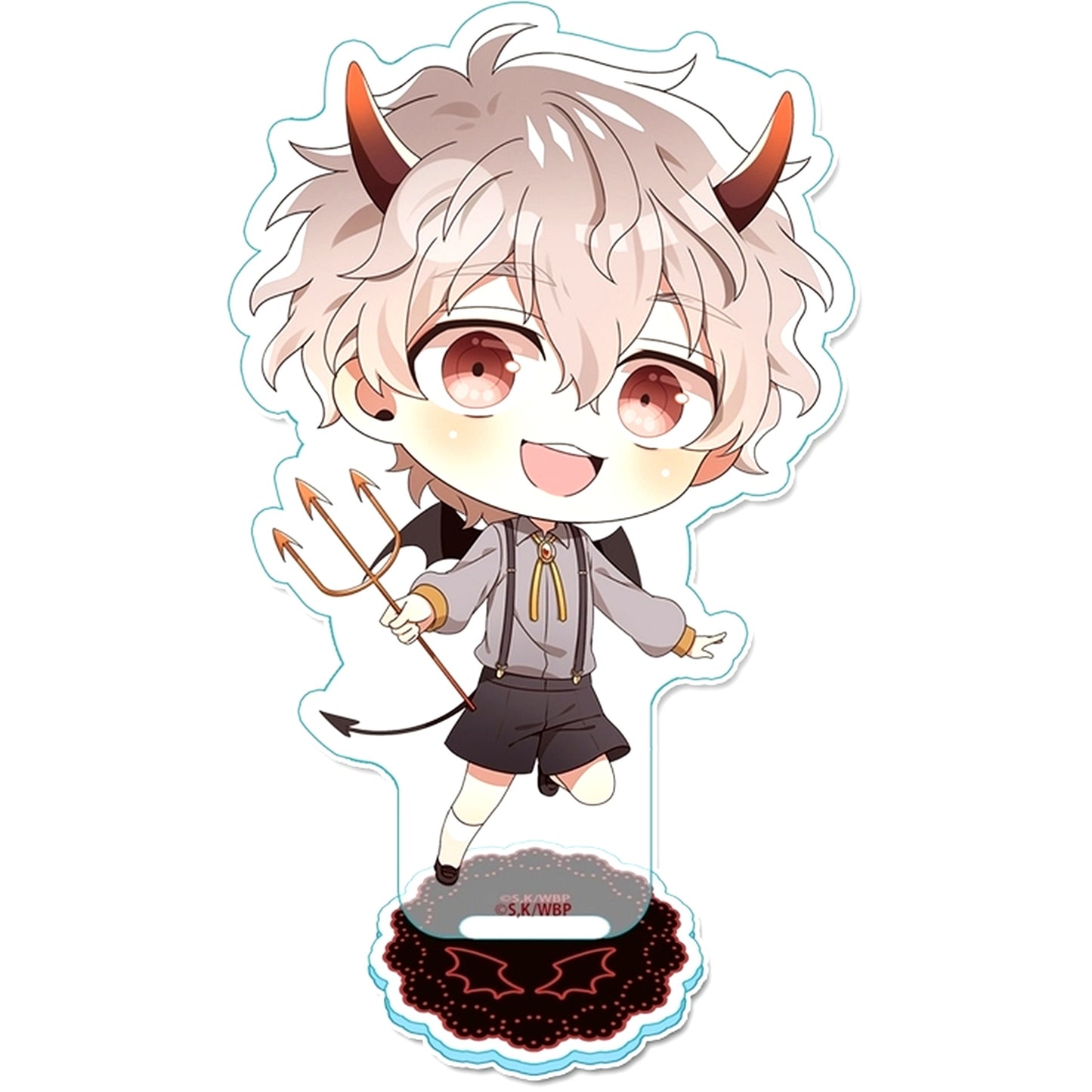 Choji Tomiyama Angel and Demon Ver. Puchichoko Acrylic Stand WIND BREAKER [USED]
