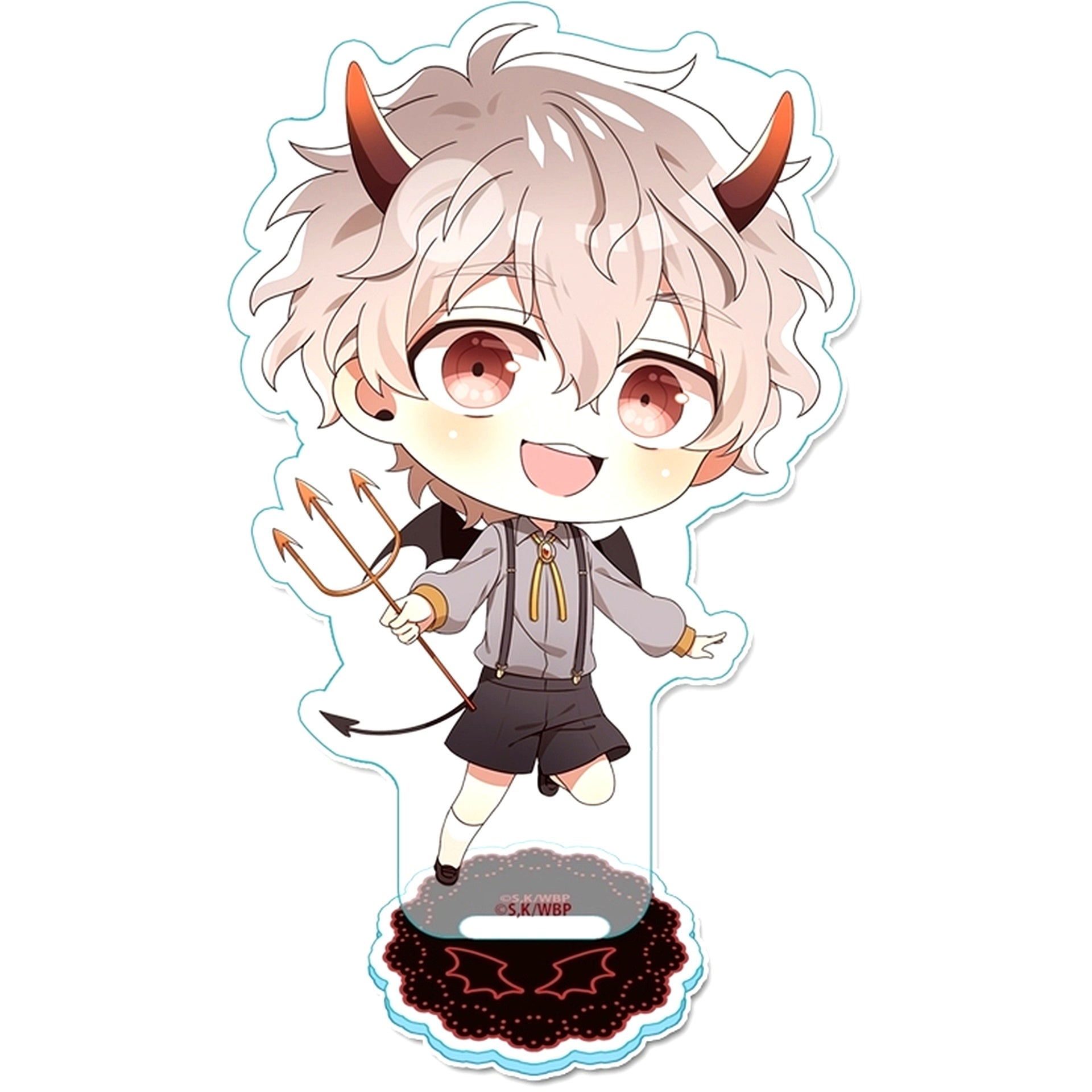 Choji Tomiyama Angel and Demon Ver. Puchichoko Acrylic Stand WIND BREAKER [USED]