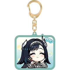 Genshin Lan Yan Chibi Character Keychain Liyue Harbor Keychains [USED]