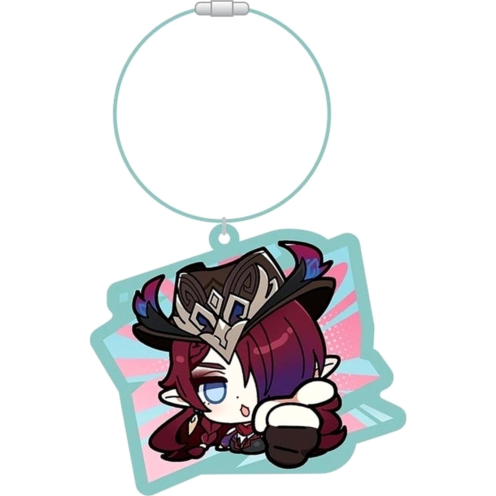 Genshin Chasca Chibi Character Keychain Nata Keychains [USED]