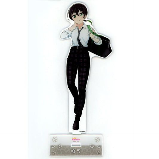 Yu Takasaki Illustration Gal Uniform Ver. Extra Large Acrylic Stand Love Live! Nijigasaki High School Idol Club POP UP SHOP in Marui [USED]