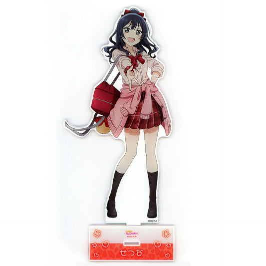 Setsuna Yuki Illustration Gal Uniform Ver. Extra Large Acrylic Stand Love Live! Nijigasaki High School Idol Club POP UP SHOP in Marui [USED]