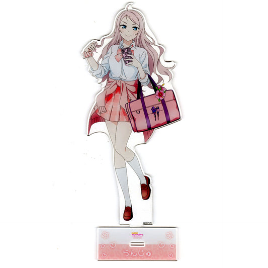 Lanzhu Zhong Illustration Gyaru Uniform Ver. Extra Large Acrylic Stand Love Live! Nijigasaki High School Idol Club POP UP SHOP in Marui [USED]
