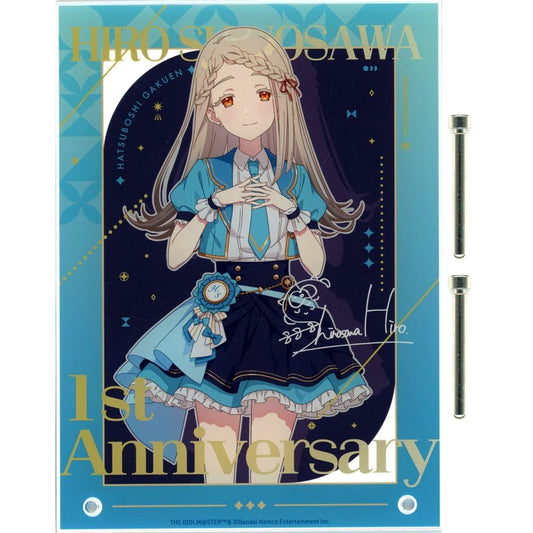 Hiro Shinozawa The 1st Milestone Ver. Acrylic Art Gakuen Idolmaster Anniversary Celebration The 1st Milestone [USED]