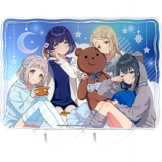 Group Gakuen Idolmaster Drawn Acrylic Art AmiAmi Online Kuji OYASUMI mode Prize A-1 [USED]