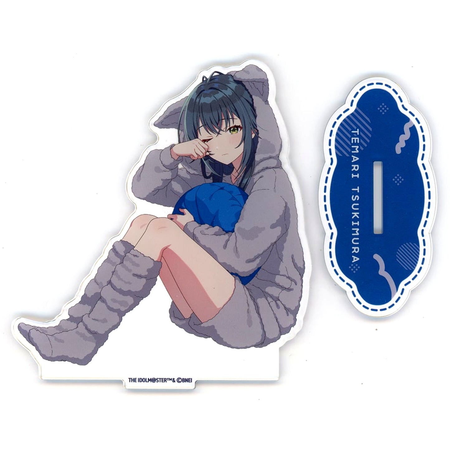 Temari Tsukimura Gakuen Idolmaster Drawn Acrylic Stand AmiAmi Online Kuji OYASUMI mode Prize B-1-1 [USED]