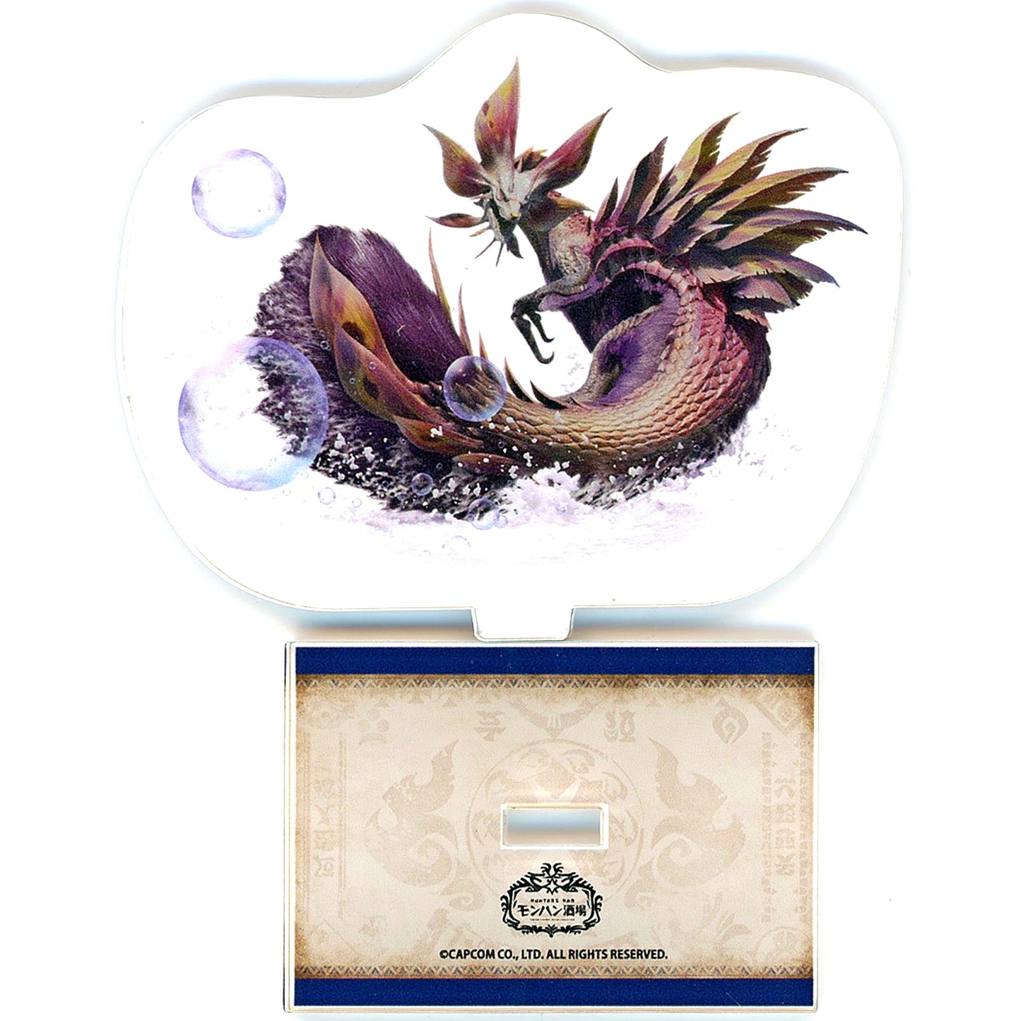 Mizutsune Monster Hunter Acrylic Stand Stamp Exchange Prize Hunters Bar Monhan Sakaba Winter Feast Fair [USED]