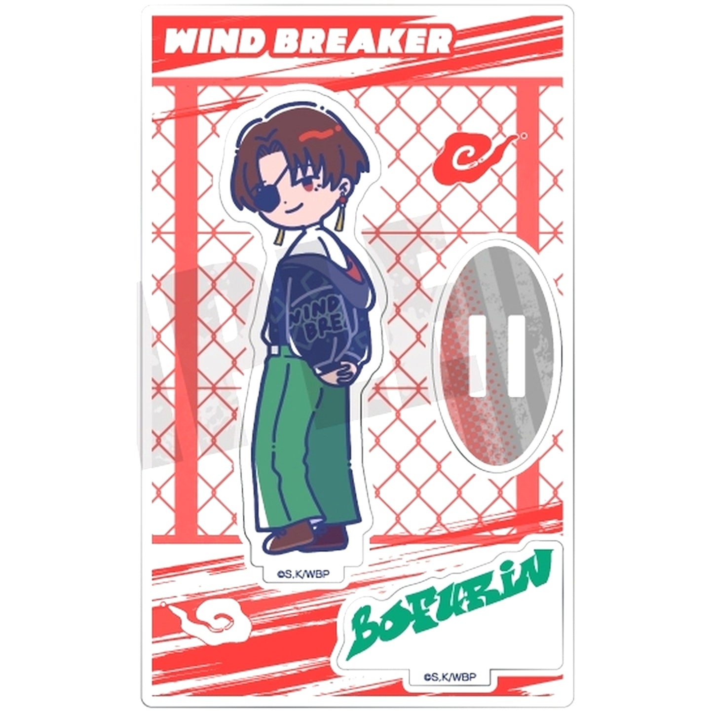 Hayato Suo D. Retropop Vol. 2 Acrylic Stand WIND BREAKER [USED]