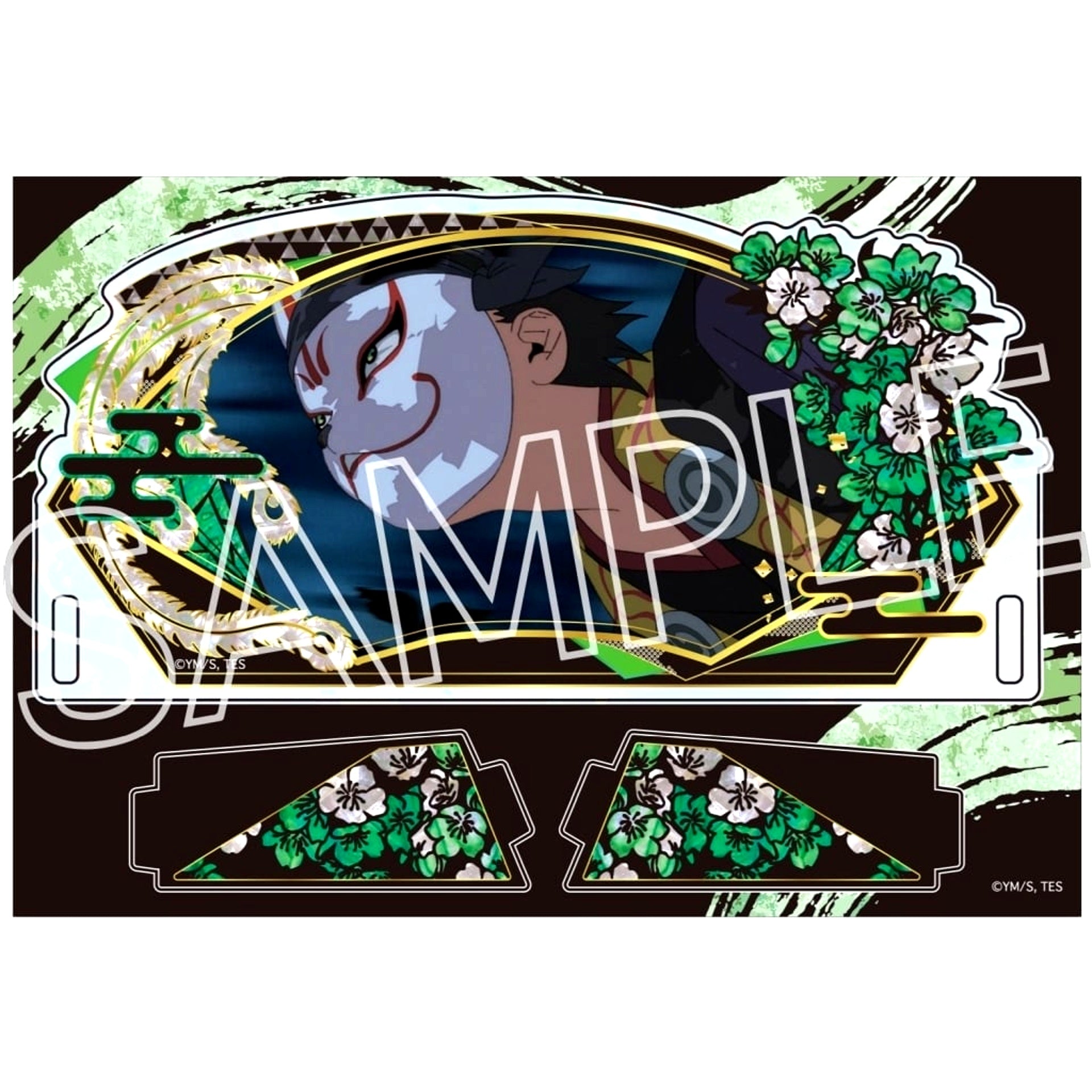 Genba Kazama The Elusive Samurai Raden Style Diagonal Acrylic Stand [USED]