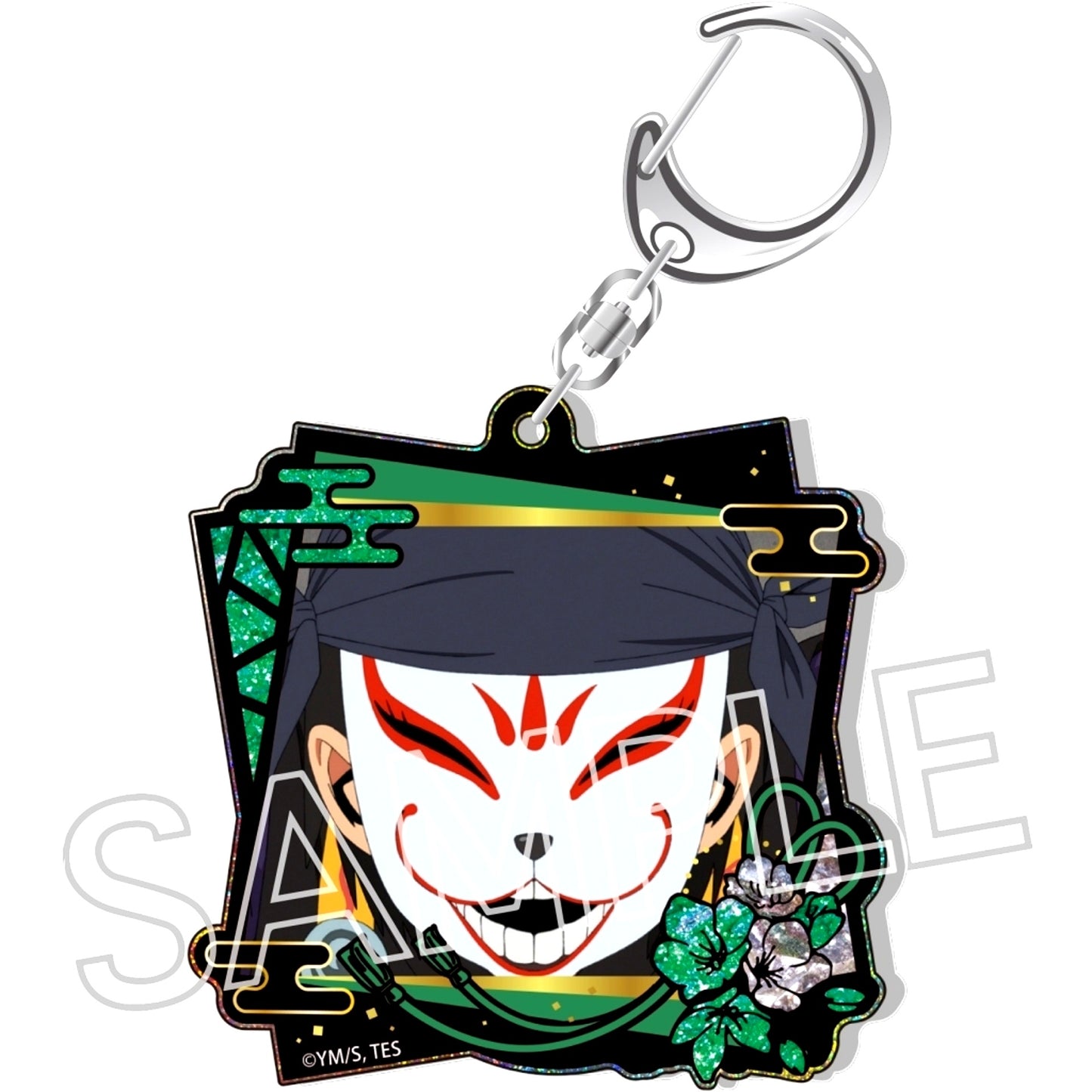 Genba Kazama The Elusive Samurai Raden Style Series Acrylic Keychain [USED]