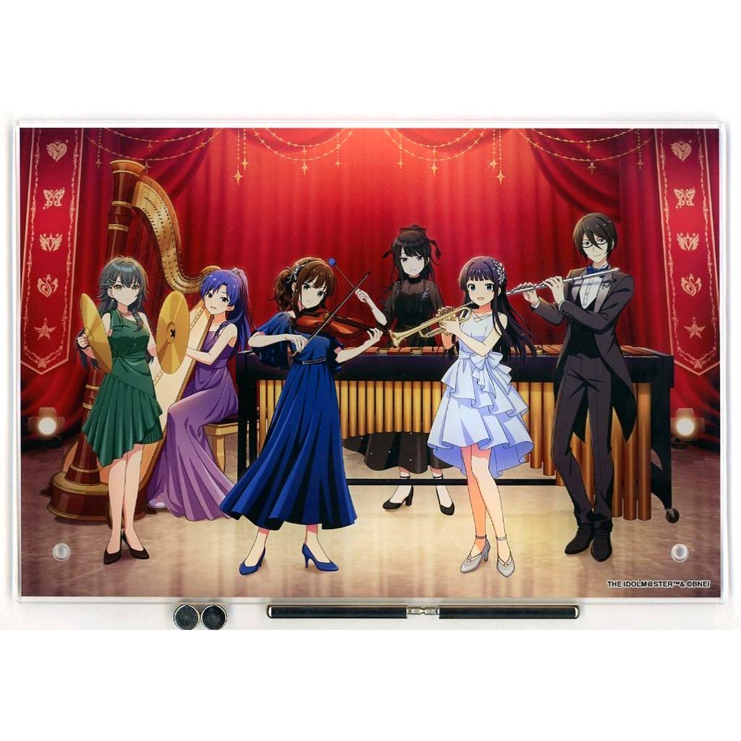 Group The Idolmaster 20th Anniversary Orchestra Concert Official Acrylic Panel [USED]