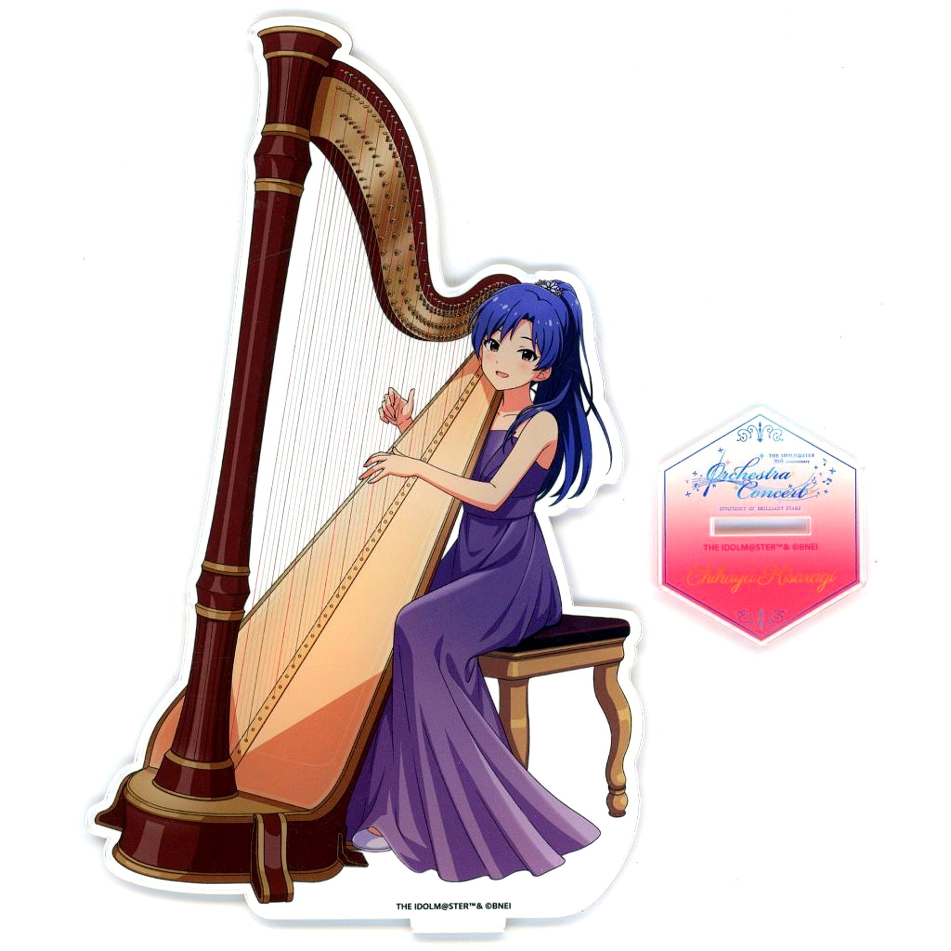 Chihaya Kisaragi Idolmaster THE IDOLMASTER 20th anniversary ORCHESTRA CONCERT Official Acrylic Stand [USED]