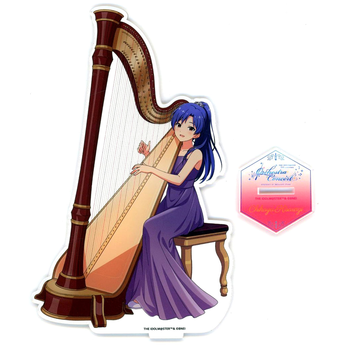 Chihaya Kisaragi Idolmaster THE IDOLMASTER 20th anniversary ORCHESTRA CONCERT Official Acrylic Stand [USED]