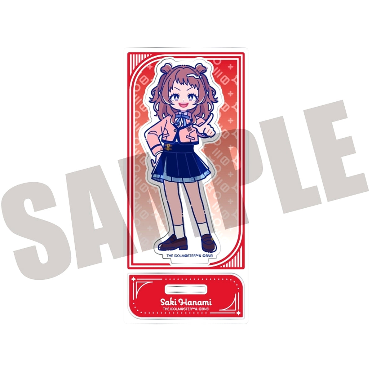 Saki Hanami Gakuen Idolmaster Acrylic Stand Newtro [USED]